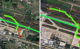 Thực hư hình ảnh lạ máy bay hạ cánh tại Nội Bài