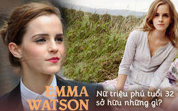 Tuổi 32 của triệu phú Emma Watson: Xinh đẹp thôi chưa đủ, nhìn cách chi tiêu thấy rõ tư duy khác biệt của sếp lớn Gucci