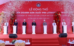 Động thổ dự án pin LFP 6.000 tỷ của Vingroup ở Hà Tĩnh