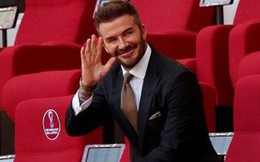 David Beckham lịch lãm như nam thần trên khán đài cổ vũ tuyển Anh ở World Cup 2022