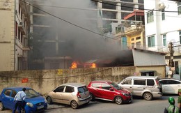 Cháy tại trụ sở Sở Văn hoá  và Thể thao Hà Nội