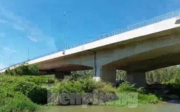 Cận cảnh cây cầu băng sông nối Bình Dương và Tây Ninh sắp thông xe