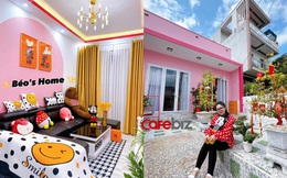 Nghiện màu hồng, cô gái Phú Yên bỏ phố về quê, chi 600 triệu "phủ" toàn màu yêu thích cho ngôi nhà cấp 4