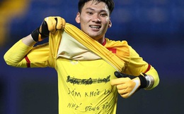 U23 Việt Nam ghi siêu phẩm vào lưới Thái Lan, thủ môn cởi áo ăn mừng với thông điệp ý nghĩa