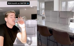 Chi 2.000 USD/tháng để uống nước cao cấp vì không chịu nổi mùi nước máy