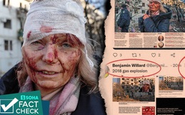 Sự thật "bức ảnh biểu tượng" người phụ nữ Ukraine thương nặng sau cuộc không kích của Nga