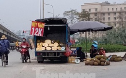 Nông sản xuất khẩu ách tắc, bày bán tràn ngập trên phố Hà Nội