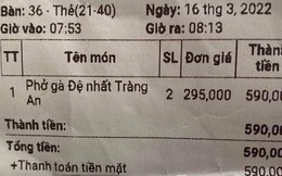 Thực hư 2 tô phở giá gần 600.000 đồng ở Đà Nẵng