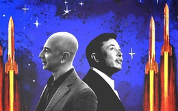 Cuộc chiến không gian của 2 người đàn ông giàu có bậc nhất thế giới: Elon Musk muốn xây thành phố sao Hỏa, Jeff Bezos bỏ bán sách để làm tên lửa
