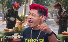 Mới tậu xe “Mẹc” chưa lâu, idol TikTok Thông Soái Ca đã bị dân mạng ghi lại cảnh đang bê phở, dọn bàn