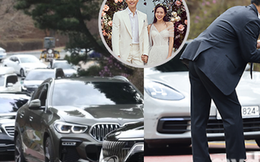 Choáng váng dàn siêu xe đổ bộ đám cưới Hyun Bin - Son Ye Jin: Maybach, Rolls Royce, Ferrari đến Lamborghini, G63 nối đuôi!