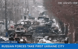 NÓNG: Nga công bố hình ảnh khốc liệt ở TP chiến lược Ukraine, nhiều vũ khí Mỹ bị bỏ lại