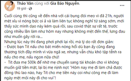 MC Thảo Vân khoe được cậu con trai dù đang thương tích đầy mình nhưng vẫn làm cho mẹ một điều khiến nhiều người ao ước