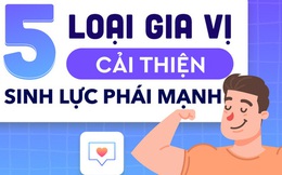 5 gia vị “thổi bùng” bản lĩnh phái mạnh: Nhỏ nhưng có võ, giúp gia tăng chất lượng chuyện "chăn gối", cứu tinh cho những trường hợp vô sinh, hiếm muộn