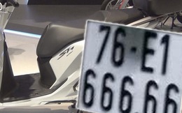 Ra giá 2 tỷ đồng vì bốc được biển ngũ quý 666.66, chủ xe Honda SH được CĐM tiếp lời: ‘Xe này phải 6 tỷ đồng mới đúng’