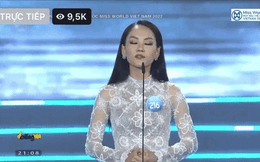 Thí sinh Miss World Vietnam 2022 ứng xử cực lưu loát, bắn tiếng Anh như gió ở đêm thi chung khảo: Hóa ra là "nữ thần mặt mộc" đạt IELTS 8.0