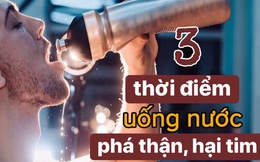 Uống nước vào 3 thời điểm này phá thận, hại tim: Khát đến mấy cũng không được uống, cố chấp thì tổn thọ, tiên dược cũng khó cứu