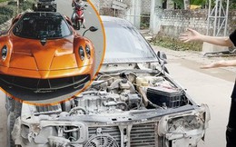 Nhóm bạn trẻ Quảng Ninh hồi sinh chiếc ô tô nát 30 năm tuổi, chế thành 'siêu phẩm' Pagani Huayra giống xe Minh Nhựa