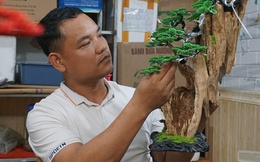 Kỹ sư bỏ việc nghìn đô, về làm bonsai "bất tử" bán cho đại gia: Doanh thu hơn 100 triệu đồng/ tháng