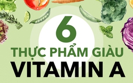 6 món “siêu thực phẩm” giàu vitamin A bậc nhất: Cà rốt chỉ xếp thứ 4, quán quân không ngờ lại là món ăn nhiều người từ chối