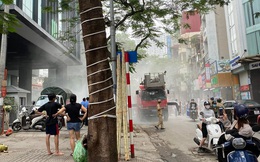 Hà Nội: Diễn tập phòng cháy chữa cháy tại tòa nhà văn phòng phố Chùa Láng