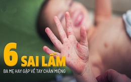 Trẻ mắc bệnh tay chân miệng có được tắm không? Cảnh báo 6 quan niệm sai lầm cha mẹ thường mắc phải khi con bị nhiễm bệnh