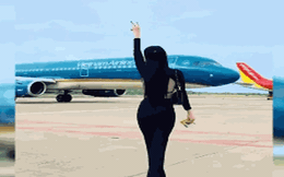 Cục Hàng không làm rõ vụ cô gái nhảy múa trước máy bay đang lăn