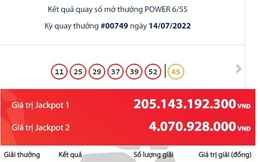 Vietlott ‘nổ’ lớn, xuất hiện người ‘ẵm’ giải Jackpot hơn 200 tỷ đồng