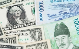 Đồng won thấp nhất 13 năm so với USD