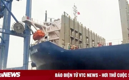 Hải Phòng: Bắt tàu biển đâm hỏng cần cẩu dàn cảng Đình Vũ