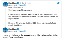 Elon Musk sẽ mua Twitter nếu họ chịu công bố số lượng tài khoản ảo