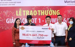 Ai là chủ nhân vé Vietlott hơn 98,6 tỷ đồng tại Cần Thơ?