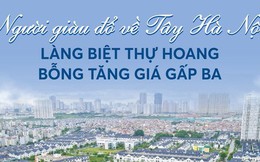 Người giàu đổ về khu Tây Hà Nội, làng biệt thự hoang bỗng tăng giá gấp ba