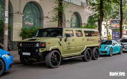 'Khủng long' Hummer H6 Player Edition hàng độc tại Việt Nam: SUV 6 bánh cho giới nhà giàu