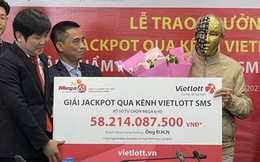 Mua bừa vé số Vietlott, một người đàn ông trúng hơn 58 tỉ đồng