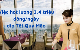 Nhiều nhà treo biển tuyển nhân viên dịp Tết Quý Mão: Lương x3 cộng thêm phụ cấp, thu nhập tới 2,4 triệu đồng/ngày nhưng vẫn khó tìm người