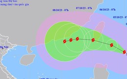 Bão KOINU sắp vào Biển Đông, cường độ rất mạnh