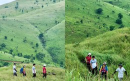 Một thảo nguyên xanh ở Đắk Lắk được giới trẻ săn đón vì cảnh đẹp mê ly