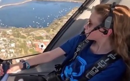 Nữ phi công 10 tuổi lái máy bay điện