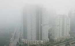 Hà Nội ô nhiễm không khí thứ 3 thế giới, bầu trời mịt mù từ sáng tới trưa