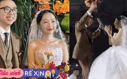 Trọn vẹn đám cưới Thiếu gia Tân Một Cú: Cô dâu cầm "tín vật" độc lạ trao chú rể, dàn khách mời lầy lội