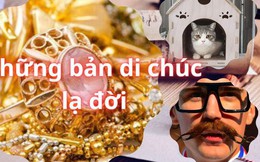 5 bản di chúc gây "hoang mang" của người giàu: 70 người ngẫu nhiên được hưởng tài sản ngàn đô la, con trai để ria mép là mất quyền thừa kế vì cha ghét...