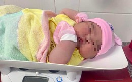 Bé gái sơ sinh chào đời với cân nặng 'khủng' 6kg