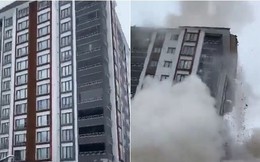 Video: Tòa nhà “chống động đất" đổ sập trong tích tắc sau trận động đất 7,8 độ richter tại Thổ Nhĩ Kỳ và Syria