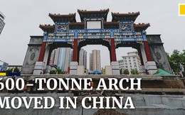 Trung Quốc di chuyển khối kiến trúc nặng 600 tấn chỉ trong 3 ngày mà không cần gỡ dù chỉ một viên gạch ngói