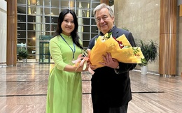 Nữ sinh Hà Nội được trò chuyện với Tổng thư ký Liên hợp quốc chia sẻ bí quyết học tập đáng ngưỡng mộ
