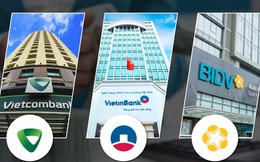 So găng Big3 ngân hàng: Vietcombank vượt trội về lợi nhuận, BIDV dẫn đầu quy mô, VietinBank là "ông vua về nhì"