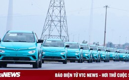Đoàn taxi điện VinFast rời nhà máy về Hà Nội, chuẩn bị vận hành trong tháng 4