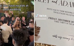 Cô dâu cấm trẻ em dự đám cưới, phản ứng của dân mạng ra sao mà thu được tới 4,4 triệu lượt xem trên TikTok?