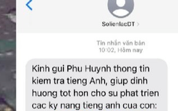 Phụ huynh cảnh giác với tin nhắn gửi đường link "kiểm tra tiếng Anh"